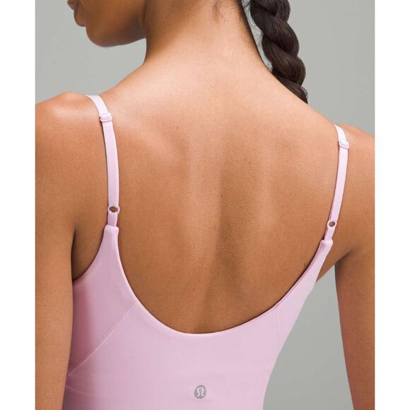 Lululemon Align Cropped Cami Tank Top *Light Support, A/B Cup Vitapink Size 4 - Picture 5 of 10